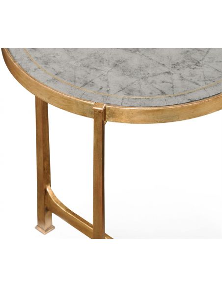 Square & Rectangular Side Tables Contemporary Circular Lamp Table-82