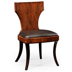 Square & Rectangular Side Tables Upholstered Leather Chair Set-92