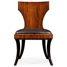 Square & Rectangular Side Tables Upholstered Leather Chair Set-92 2