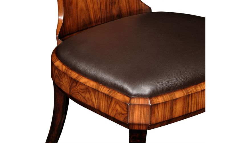 Square & Rectangular Side Tables Upholstered Leather Chair Set-92
