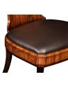 Square & Rectangular Side Tables Upholstered Leather Chair Set-92