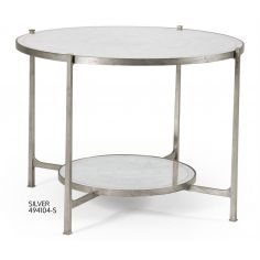 Modern Furniture Glass Top Circular Center Table-06 2