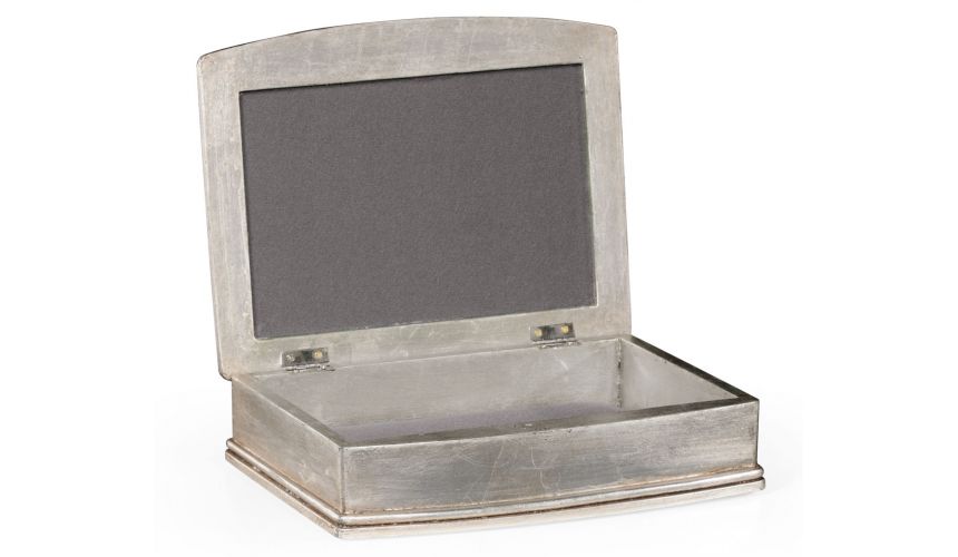 Decorative Accessories Art Deco Sliver Lidded Box-116
