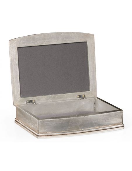 Decorative Accessories Art Deco Sliver Lidded Box-116