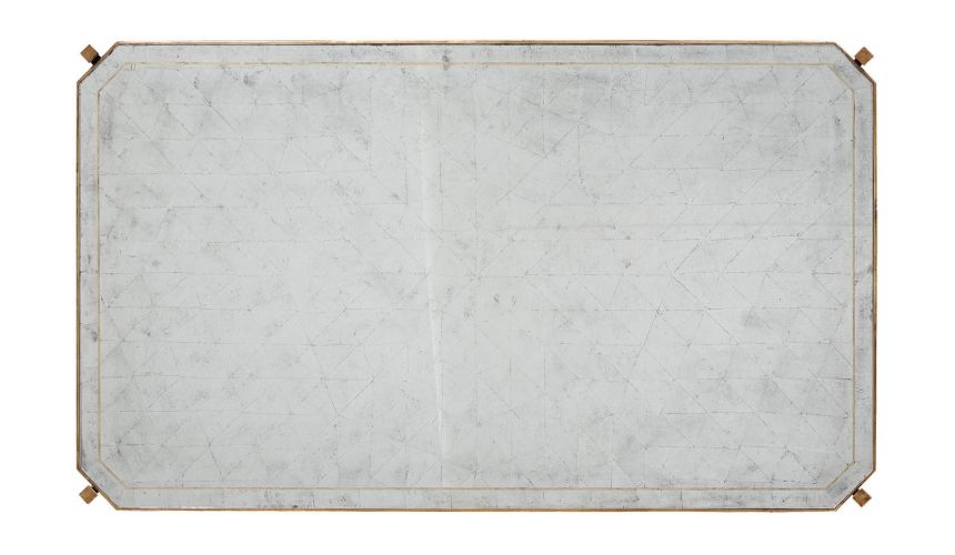 Coffee Tables Contemporary Rectangular Glass Top Coffee Table-46