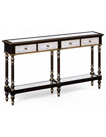 Decorative Painted Console Table-49