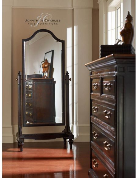 Mirrors, Screens, Decrative Pannels Black ebonised full length mirror