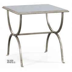 Console & Sofa Tables Contemporary Glass Top Square Side Table-77 2