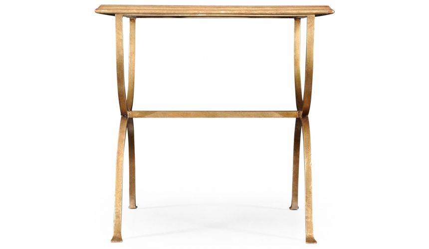 Console & Sofa Tables Contemporary Glass Top Square Side Table-77