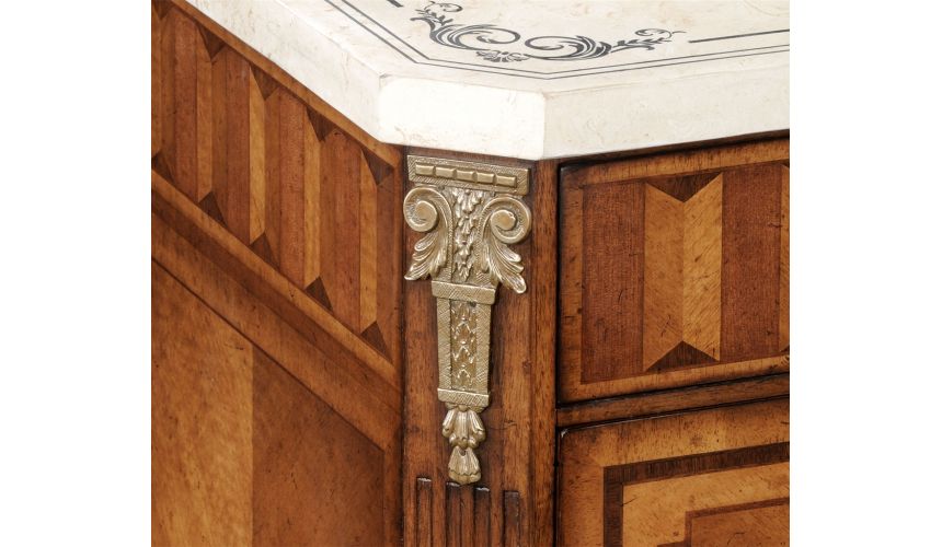 Square & Rectangular Side Tables Italian style Antique Side Cabinet-79