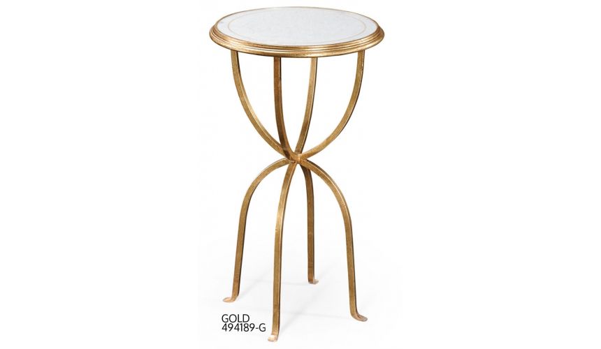 Modern Furniture Glass Top Round Side Tables-81