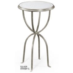 Modern Furniture Glass Top Round Side Tables-81 2