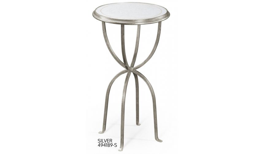 Modern Furniture Glass Top Round Side Tables-81