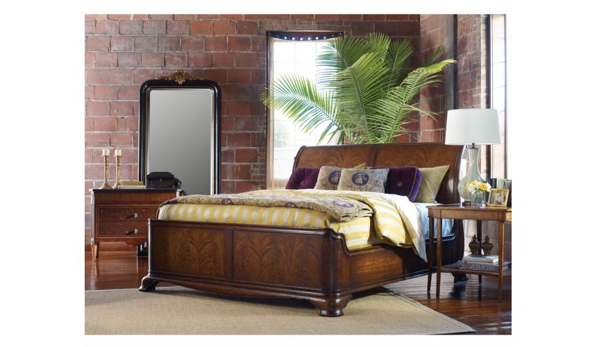 Foyer and Center Tables Floor Standing French Style Mirror-84