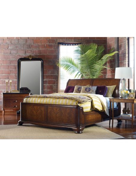Foyer and Center Tables Floor Standing French Style Mirror-84