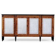 Breakfronts & China Cabinets Neo Classically Breakfront Credenza-86 2