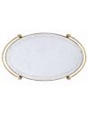 Square & Rectangular Side Tables Contemporary Iron Large Oval Serving Tray-02