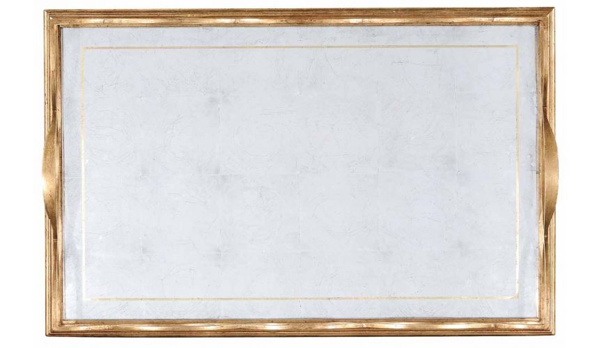 Square & Rectangular Side Tables Iron Large Rectangular Serving Tray-03
