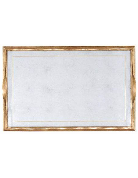 Square & Rectangular Side Tables Iron Large Rectangular Serving Tray-03