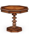 Square & Rectangular Side Tables Gadrooned Molded Octagonal Table