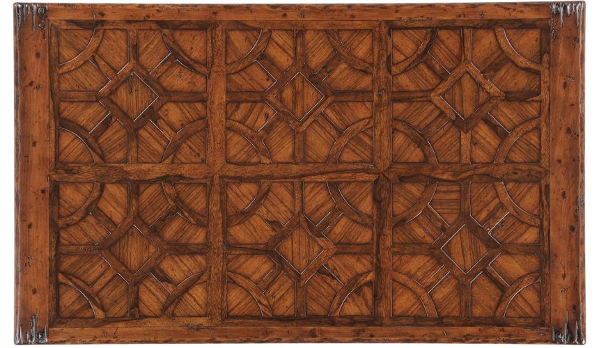 Coffee Tables Rectangular Parquetry-Top Coffee Table-40