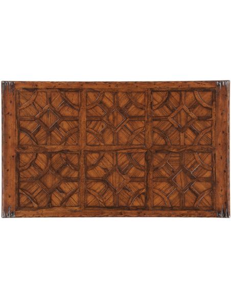 Coffee Tables Rectangular Parquetry-Top Coffee Table-40