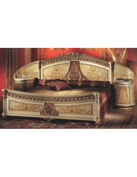 Upscale master bed from our exclusive presidential collection