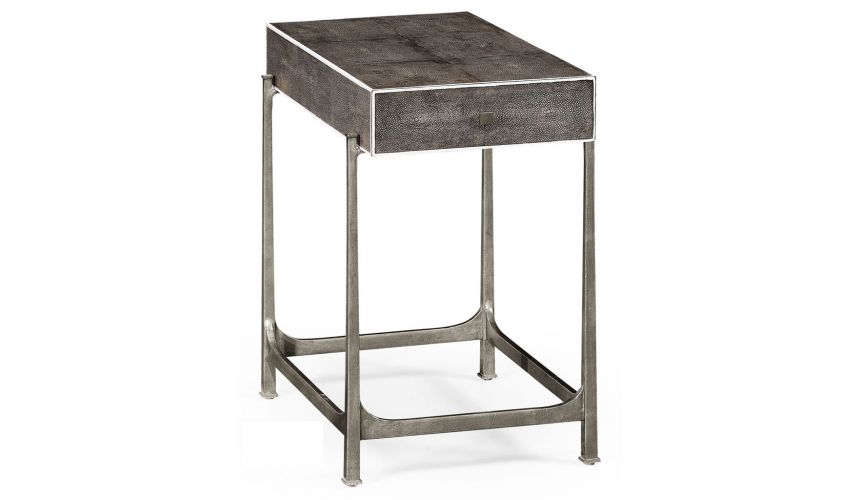 Square & Rectangular Side Tables Contemporary Styled Wrought Iron Framed Sofa Table-58