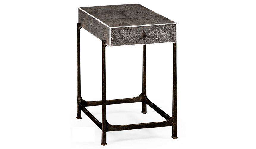 Square & Rectangular Side Tables Contemporary Styled Wrought Iron Framed Sofa Table-58