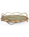 Square & Rectangular Side Tables Contemporary Wrought Iron Circular Serving Tray-72