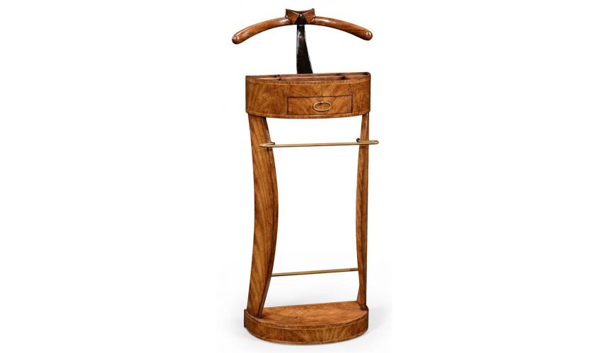 Decorative Accessories Crotch Walnut Veneered Valet Stand-98