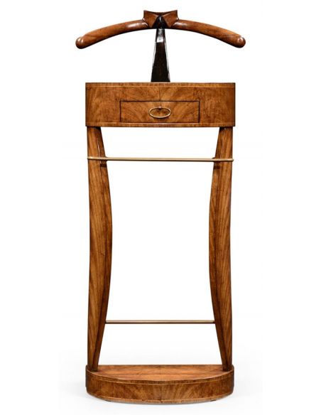 Decorative Accessories Crotch Walnut Veneered Valet Stand-98