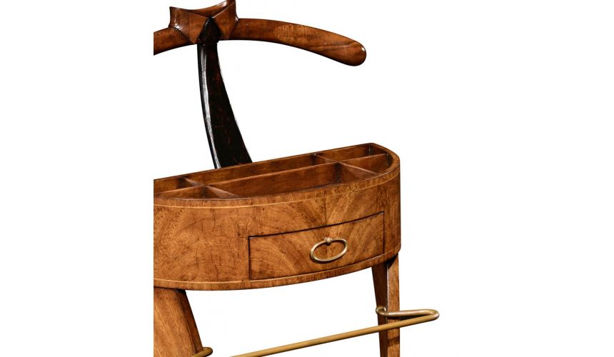 Decorative Accessories Crotch Walnut Veneered Valet Stand-98