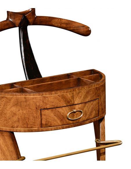 Decorative Accessories Crotch Walnut Veneered Valet Stand-98