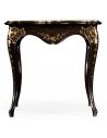 DINING ROOM FURNITURE Elegant Table with Black Painted Side-08