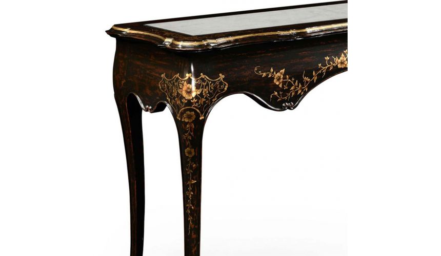 Square & Rectangular Side Tables Designed Table with Black Painted Side-09