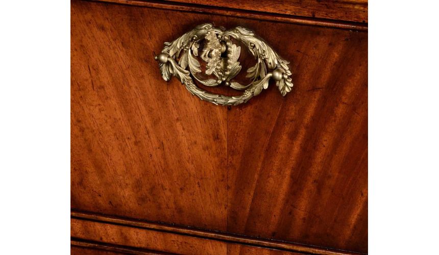 Mahogany Veneered Chest of Drawers-20