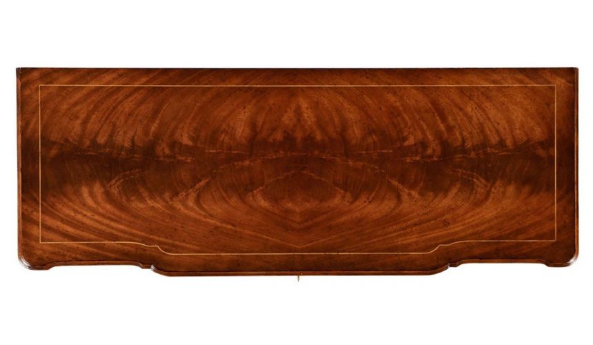 Mahogany Veneered Chest of Drawers-20