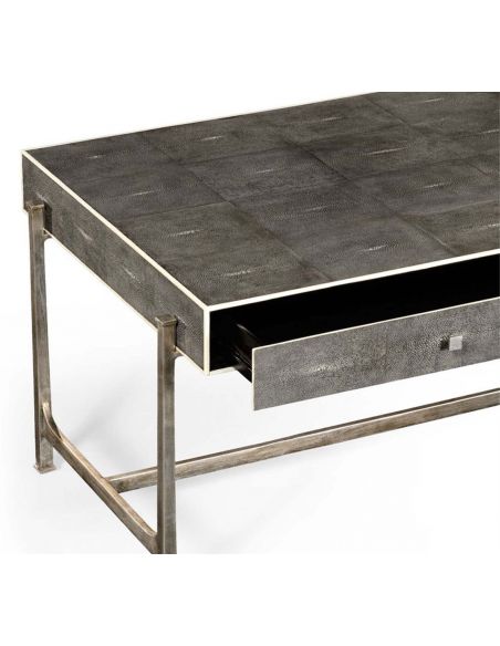 Coffee Tables Wrought Iron Framed Coffee Table-26