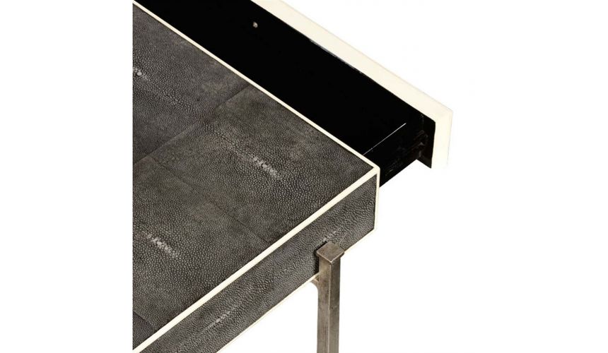 Coffee Tables Wrought Iron Framed Coffee Table-26