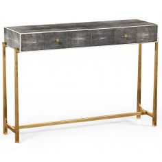 Contemporary Styled Wrought Iron Framed Console Table-27