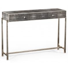 Contemporary Styled Wrought Iron Framed Console Table-27 2