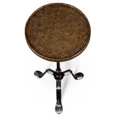 Square & Rectangular Side Tables Small Round Brass Topped Lamp Table-36 2