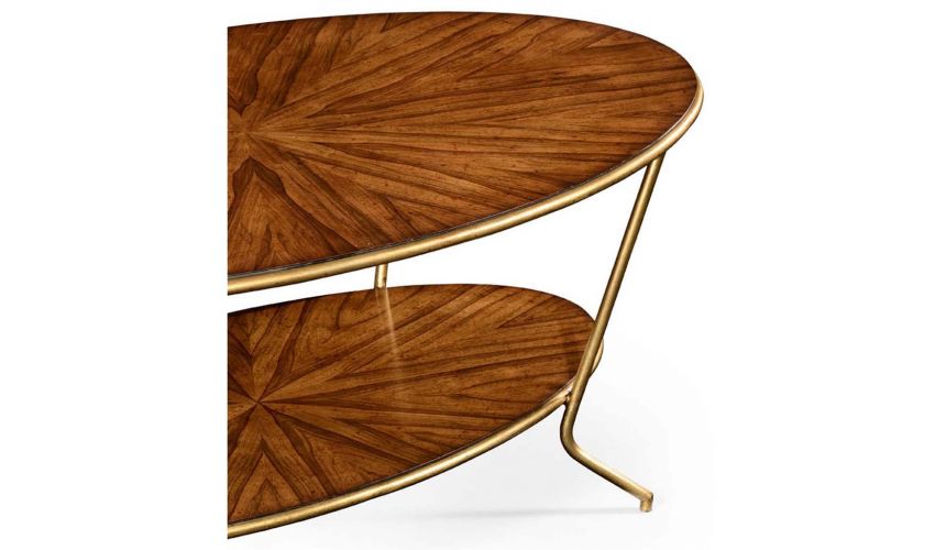 Round and Oval Coffee tables Contemporary Styled Oval Coffee Table-59