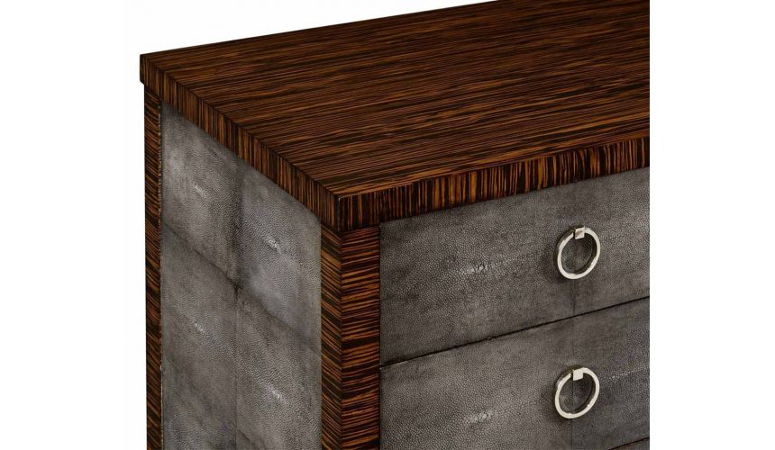 Deco Styled Macassar Ebony Veneered-65