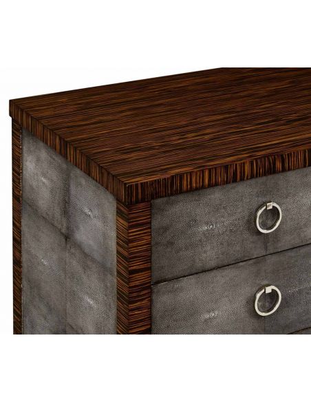Deco Styled Macassar Ebony Veneered-65