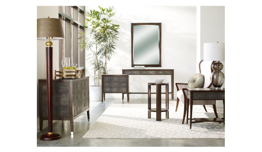 Deco Styled Macassar Ebony Veneered-65