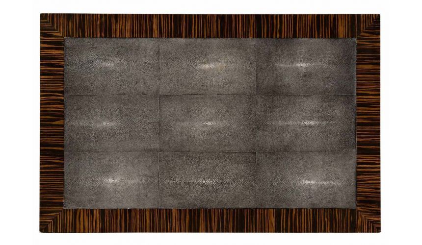 Square & Rectangular Side Tables Art Deco Styled Faux Macassar Ebony Veneered-67