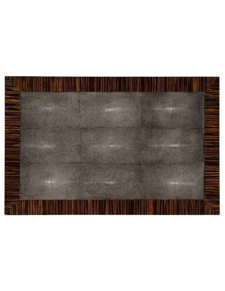 Square & Rectangular Side Tables Art Deco Styled Faux Macassar Ebony Veneered-67