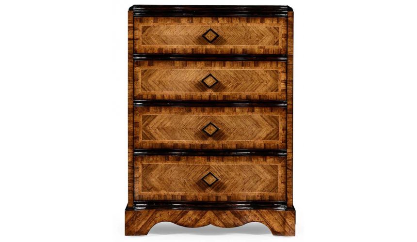 Wood Decorative Chest of 4 Drawers-70